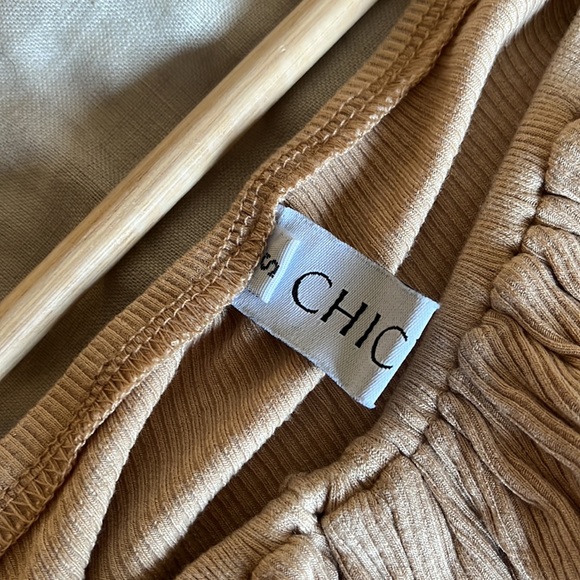 Chicwish Beige top size S - Picture 2 of 2
